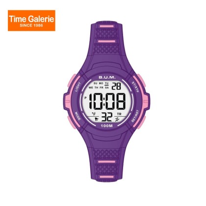 BUM Lady BUMWBM05508 Digital Sports Purple Strap Watch BUM Lady BUMWBM05508 Digital Sports Purple Strap Watch